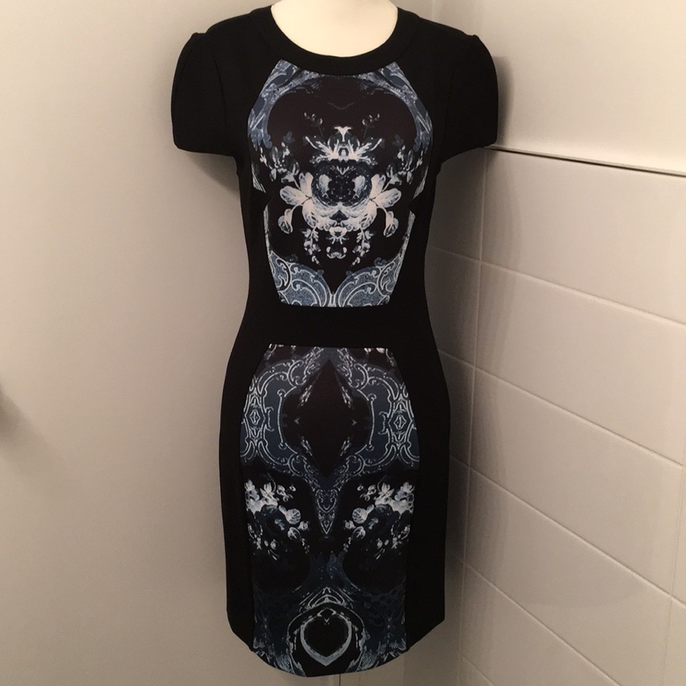 Ali Ro Printed Scuba Dress